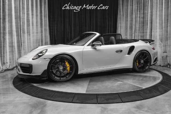 Used 2019 Porsche 911 Turbo S Aerokit Turbo Cabriolet MSRP $232k+ Upgrades! Chalk! Stunning! for sale Sold at Chicago Motor Cars in West Chicago IL 60185 1