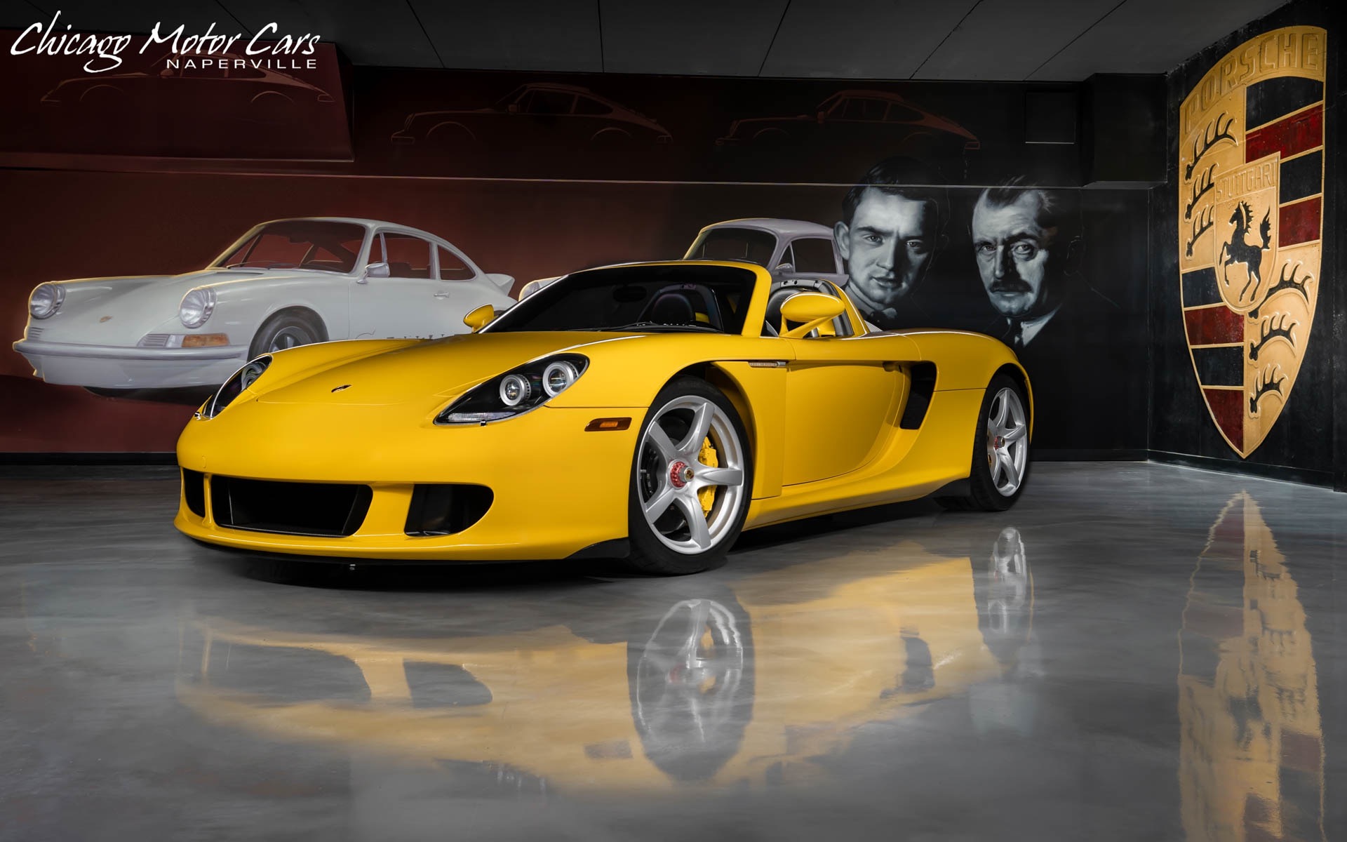 Used-2005-Porsche-Carrera-GT-Coupe-Fayence-Yellow-RARE-Collector-Quality-Serviced-Perfect