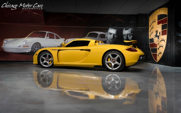 Used-2005-Porsche-Carrera-GT-Coupe-Fayence-Yellow-RARE-Collector-Quality-Serviced-Perfect