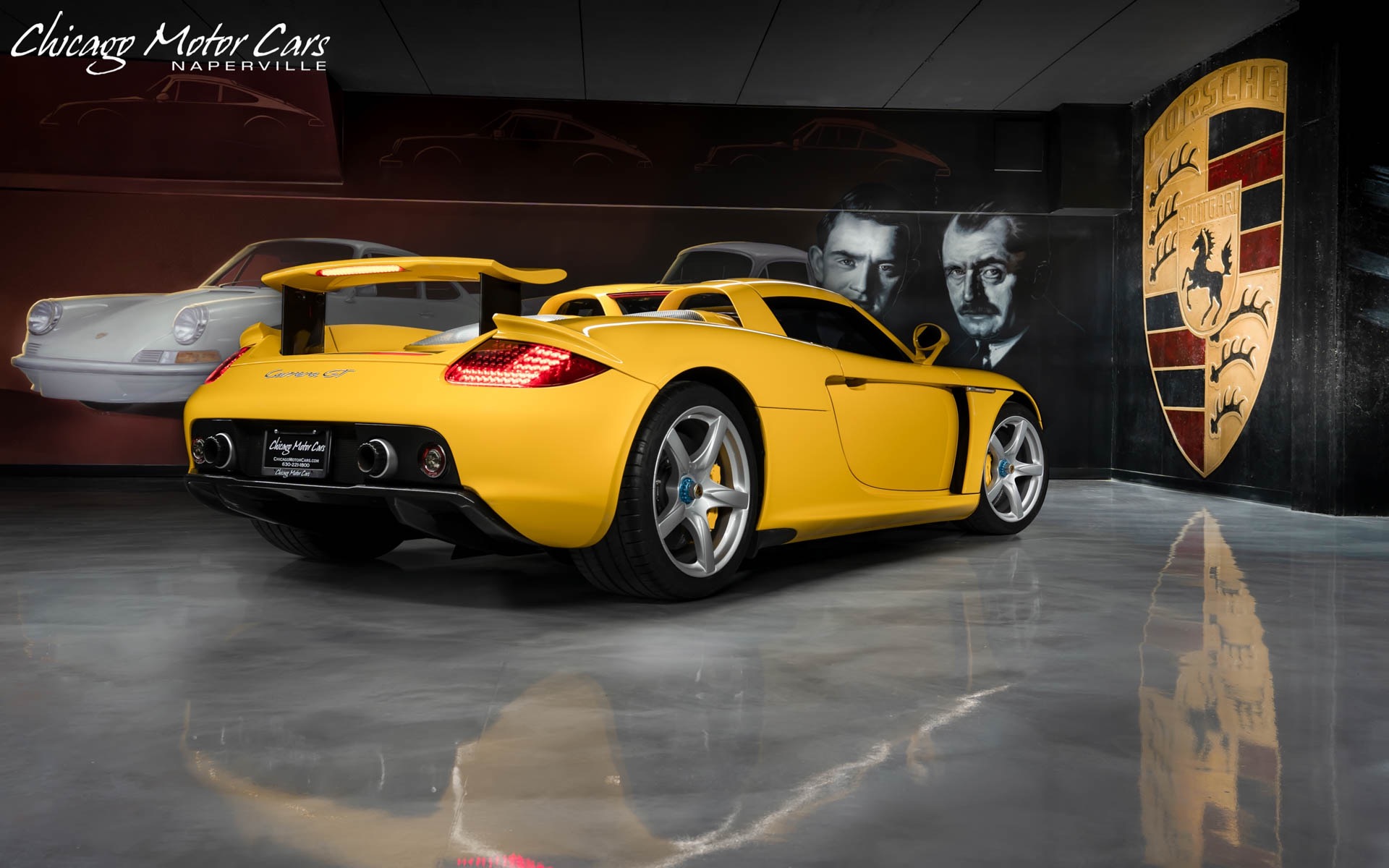 Used-2005-Porsche-Carrera-GT-Coupe-Fayence-Yellow-RARE-Collector-Quality-Serviced-Perfect