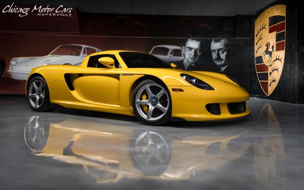Used 2005 Porsche Carrera GT Coupe Fayence Yellow RARE Collector Quality! Serviced! Perfect! for sale Sold at Chicago Motor Cars in West Chicago IL 60185 1