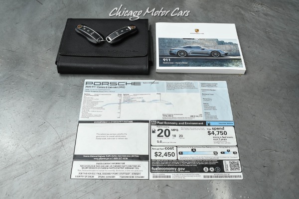 Used-2020-Porsche-911-Carrera-S-Cabriolet-RARE-CHALK-COLOR-Sport-Package