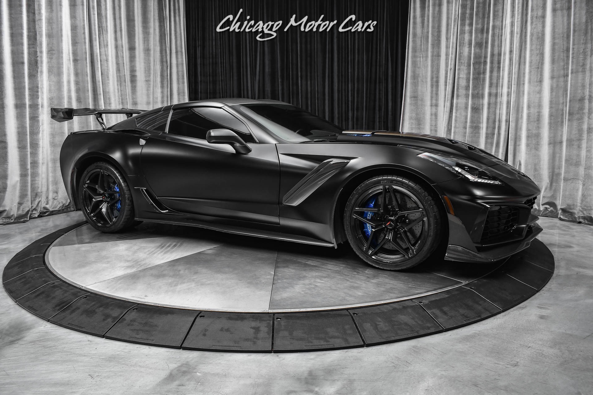 Used-2019-Chevrolet-Corvette-ZR1-MANUAL-TRANSMISSION-ONLY-4381-MILES-SATIN-PPF-ZTK-TRACK-PERFORMANCE