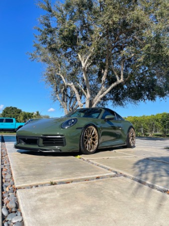 Used 2021 Porsche 911 Targa 4S Coupe! Paint To Sample! TECHART Upgrades Anrkys! for sale Sold at Chicago Motor Cars in West Chicago IL 60185 2