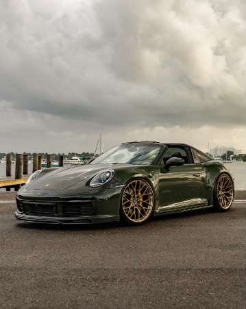 Used 2021 Porsche 911 Targa 4S Coupe! Paint To Sample! TECHART Upgrades Anrkys! for sale Sold at Chicago Motor Cars in West Chicago IL 60185 6