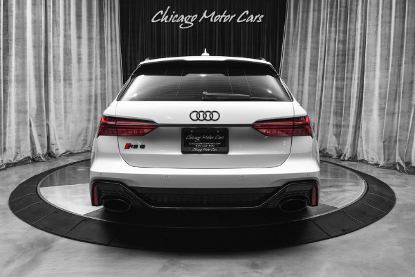 Used 2021 Audi RS6 4.0T quattro Avant EXECUTIVE PKG! BLACK OPTIC PKG! SPORT EXHAUST! for sale Sold at Chicago Motor Cars in West Chicago IL 60185 4