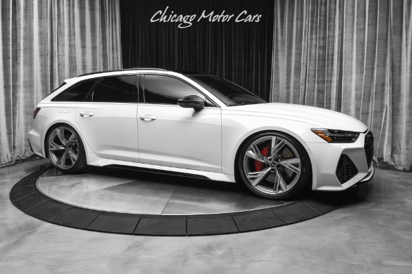 Used 2021 Audi RS6 4.0T quattro Avant EXECUTIVE PKG! BLACK OPTIC PKG! SPORT EXHAUST! for sale Sold at Chicago Motor Cars in West Chicago IL 60185 6