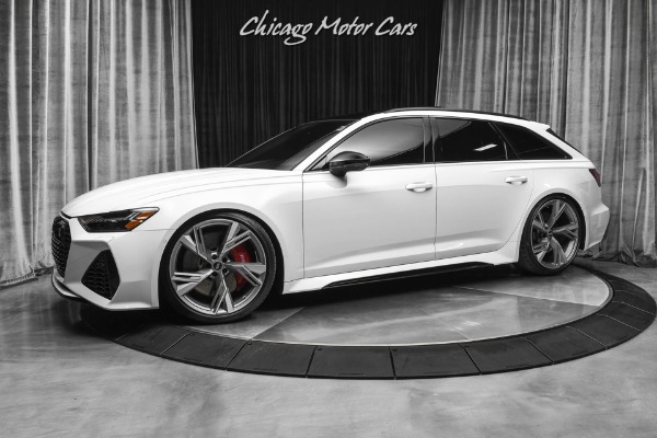 Used 2021 Audi RS6 4.0T quattro Avant EXECUTIVE PKG! BLACK OPTIC PKG! SPORT EXHAUST! for sale Sold at Chicago Motor Cars in West Chicago IL 60185 1
