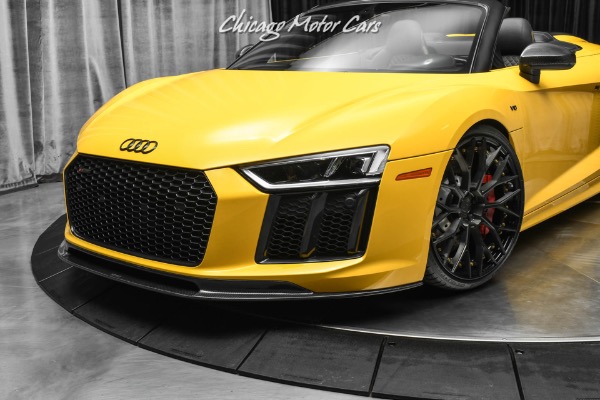 Used-2017-Audi-R8-52-quattro-V10-Spyder-TASTEFULLY-MODIFIED-TONS-OF-CARBON-6500-MILES