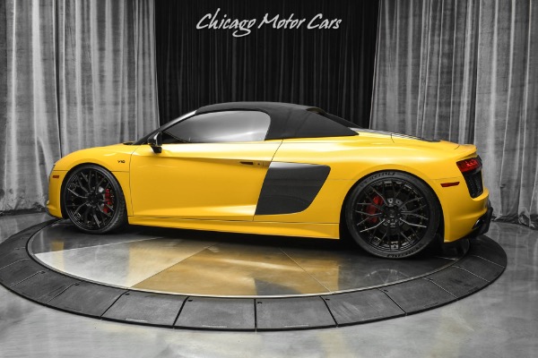 Used-2017-Audi-R8-52-quattro-V10-Spyder-TASTEFULLY-MODIFIED-TONS-OF-CARBON-6500-MILES