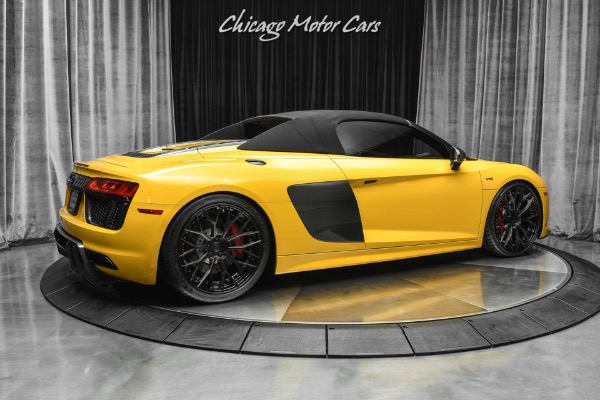 Used-2017-Audi-R8-52-quattro-V10-Spyder-TASTEFULLY-MODIFIED-TONS-OF-CARBON-6500-MILES