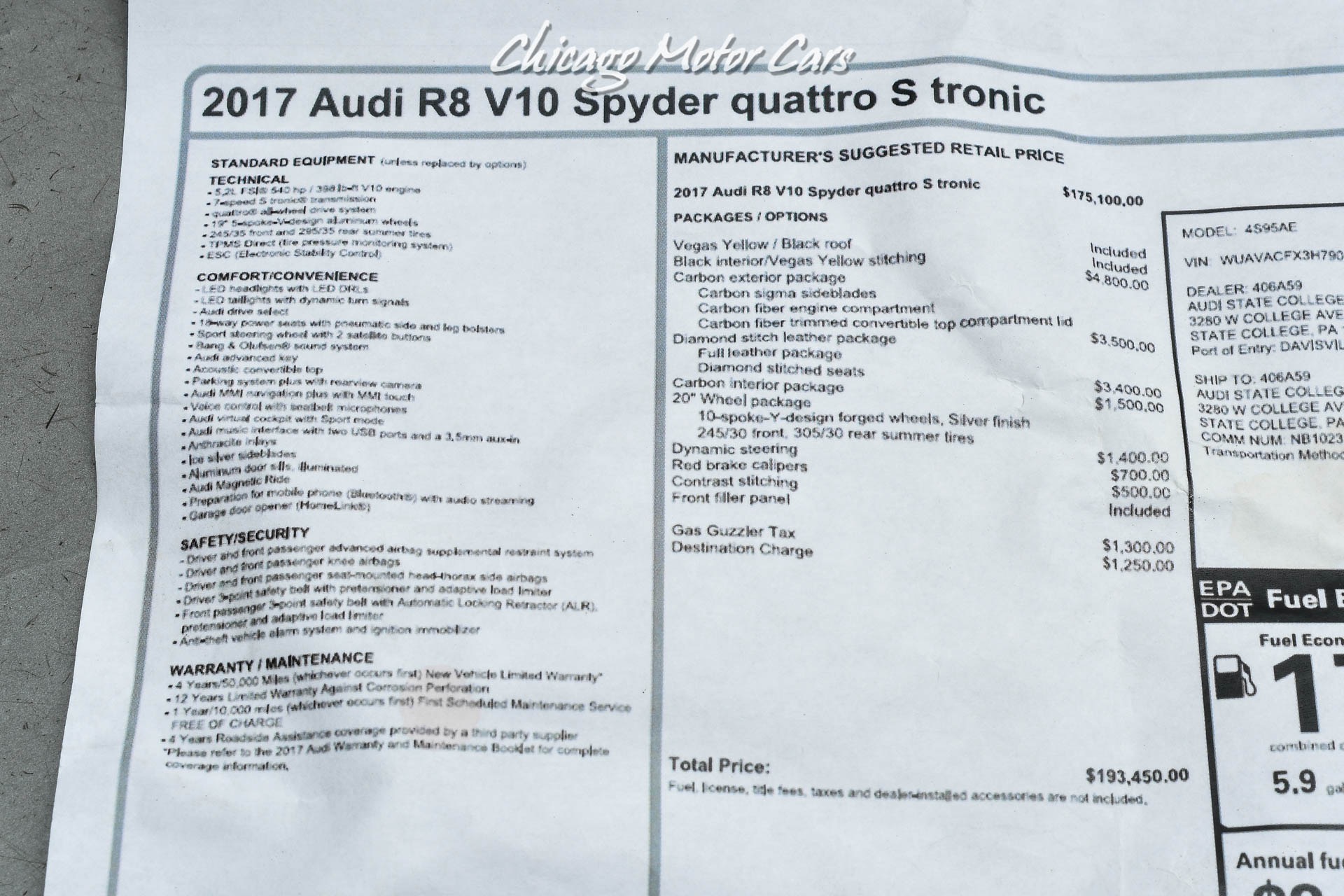 Used-2017-Audi-R8-52-quattro-V10-Spyder-TASTEFULLY-MODIFIED-TONS-OF-CARBON-6500-MILES