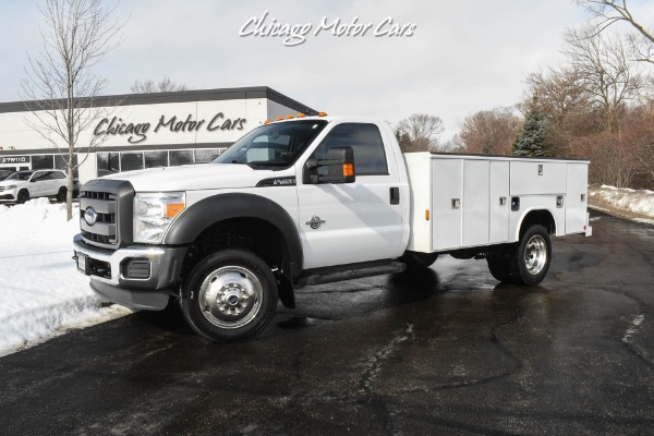 Used 2016 Ford F450 6.7 PowerStroke Diesel 4x4 Service Truck for sale Sold at Chicago Motor Cars in West Chicago IL 60185 1