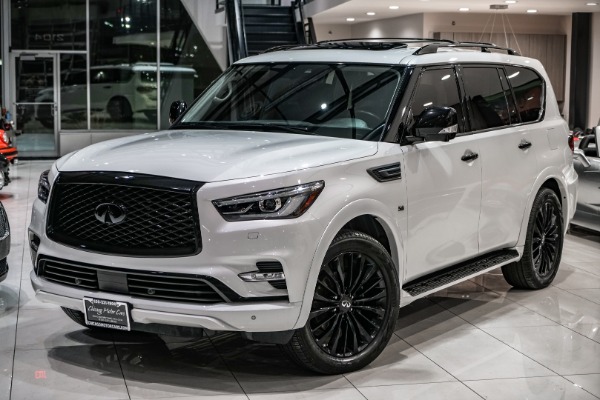 Used 2018 INFINITI QX80 AWD LOADED! REAR ENTERTAINMENT! ONE OWNER! REAR CAMERA! for sale Sold at Chicago Motor Cars in West Chicago IL 60185 4