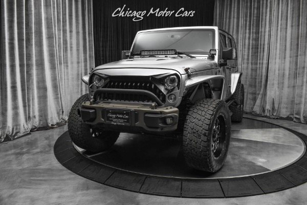 Used 2017 Jeep Wrangler Unlimited 4x4 75th Anniversary XD Series Wheels! Huge Upgrades! Leather! for sale Sold at Chicago Motor Cars in West Chicago IL 60185 2