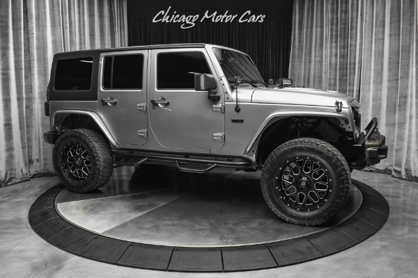 Used 2017 Jeep Wrangler Unlimited 4x4 75th Anniversary XD Series Wheels! Huge Upgrades! Leather! for sale Sold at Chicago Motor Cars in West Chicago IL 60185 6