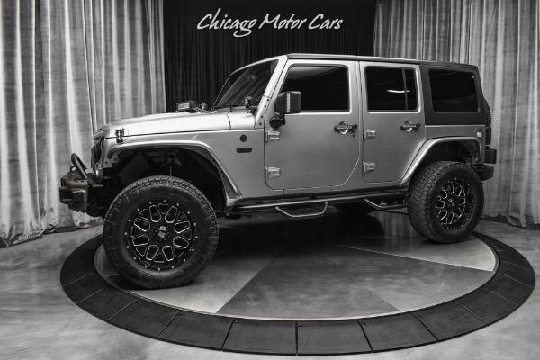Used 2017 Jeep Wrangler Unlimited 4x4 75th Anniversary XD Series Wheels! Huge Upgrades! Leather! for sale Sold at Chicago Motor Cars in West Chicago IL 60185 1
