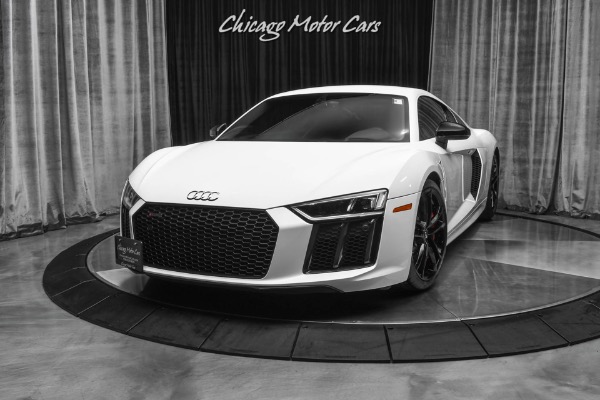 Used-2018-Audi-R8-52L-V10-RWS-Coupe-RARE-Rear-Wheel-Drive-Model-White-Side-Blades