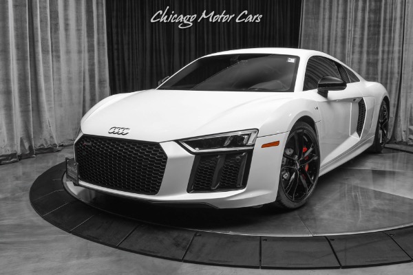 Used-2018-Audi-R8-52L-V10-RWS-Coupe-RARE-Rear-Wheel-Drive-Model-White-Side-Blades