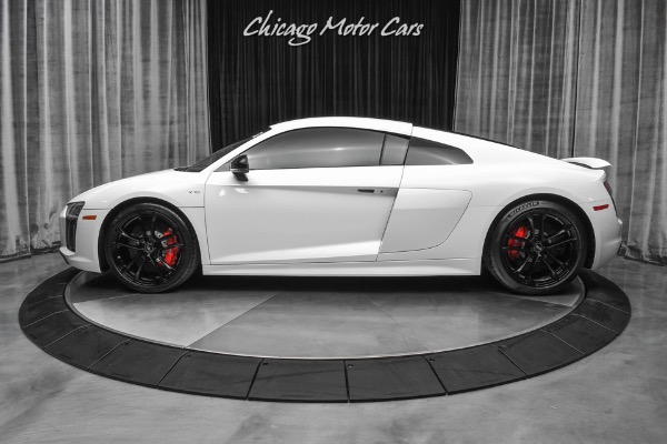 Used-2018-Audi-R8-52L-V10-RWS-Coupe-RARE-Rear-Wheel-Drive-Model-White-Side-Blades