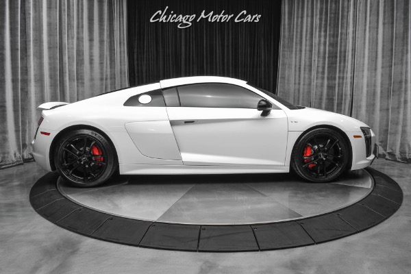 Used-2018-Audi-R8-52L-V10-RWS-Coupe-RARE-Rear-Wheel-Drive-Model-White-Side-Blades