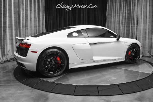 Used-2018-Audi-R8-52L-V10-RWS-Coupe-RARE-Rear-Wheel-Drive-Model-White-Side-Blades