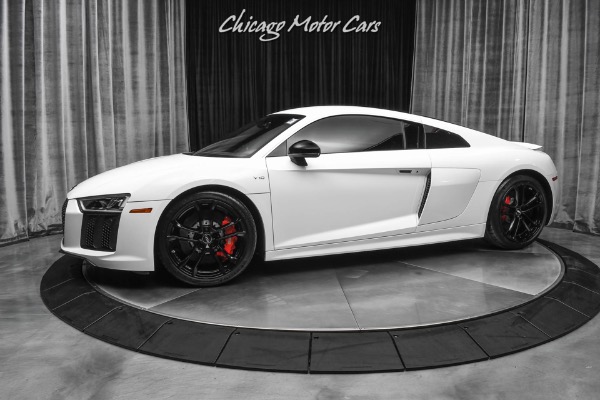 Used 2018 Audi R8 5.2L V10 RWS Coupe RARE Rear Wheel Drive Model! White Side Blades! for sale Sold at Chicago Motor Cars in West Chicago IL 60185 1