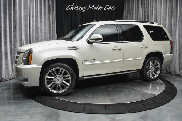 Used 2014 Cadillac Escalade Premium $75k+MSRP! White Diamond Tricoat Paint! for sale Sold at Chicago Motor Cars in West Chicago IL 60185 1