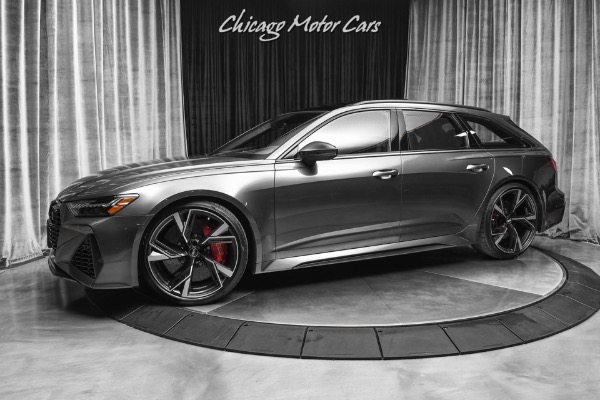 Used 2021 Audi RS6 4.0T Quattro Avant Executive Package! Red Carbon Ceramic Brakes! for sale Sold at Chicago Motor Cars in West Chicago IL 60185 1