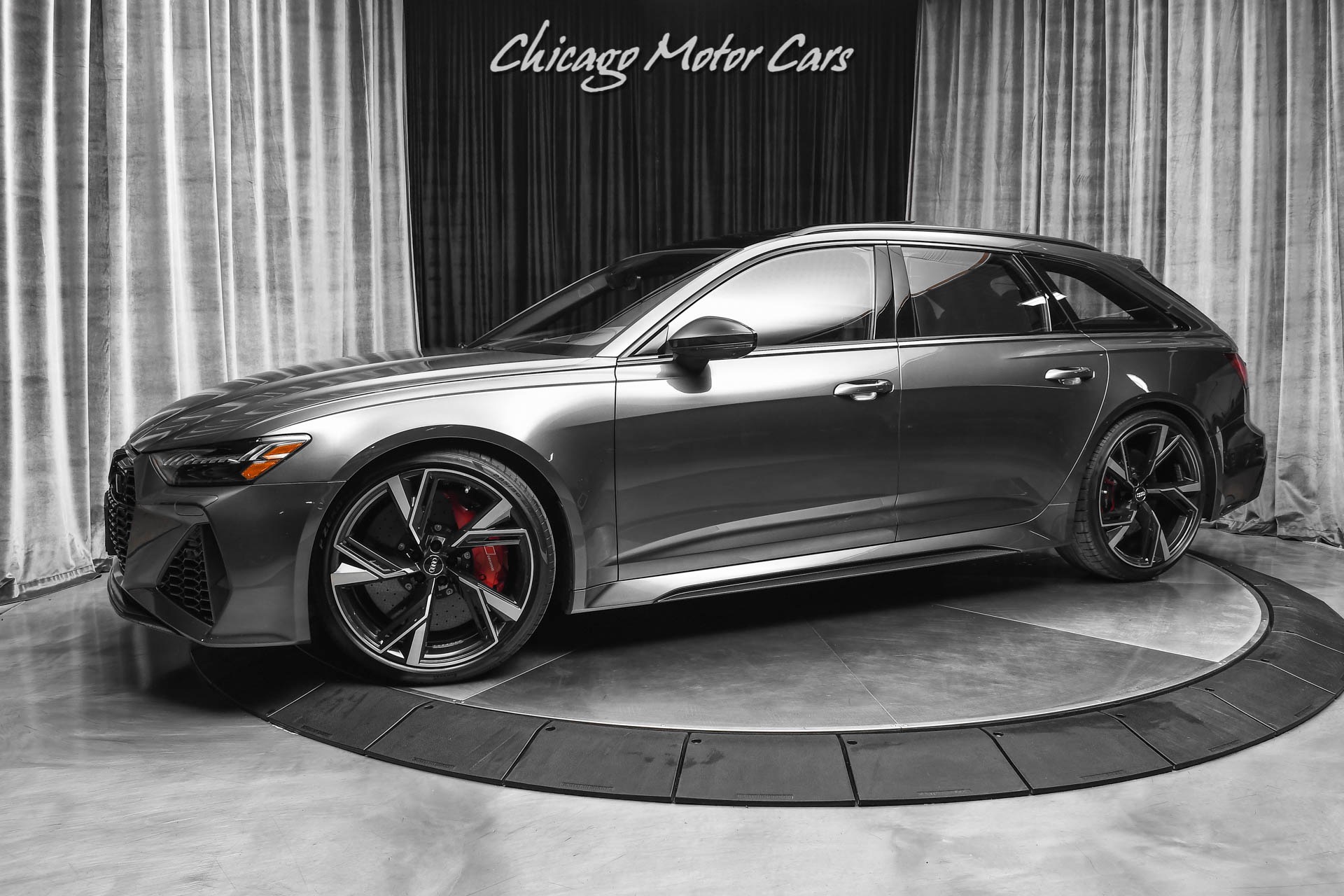 Used 2021 Audi RS6 4.0T Quattro Avant Executive Package! Red Carbon Ceramic Brakes! for sale Sold at Chicago Motor Cars in West Chicago IL 60185 1