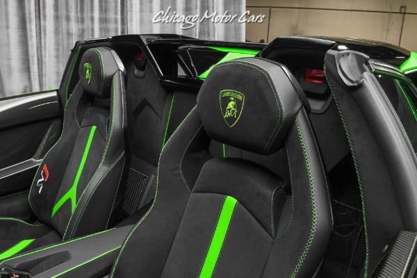 Used-2021-Lamborghini-Aventador-SVJ-LP770-4-Roadster-Verde-Mantis-Pearl-Effect-ONLY-104-Miles-RARE-LOADED