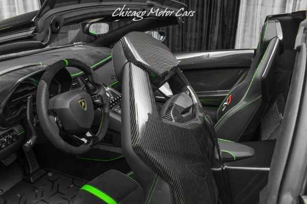 Used-2021-Lamborghini-Aventador-SVJ-LP770-4-Roadster-Verde-Mantis-Pearl-Effect-ONLY-104-Miles-RARE-LOADED