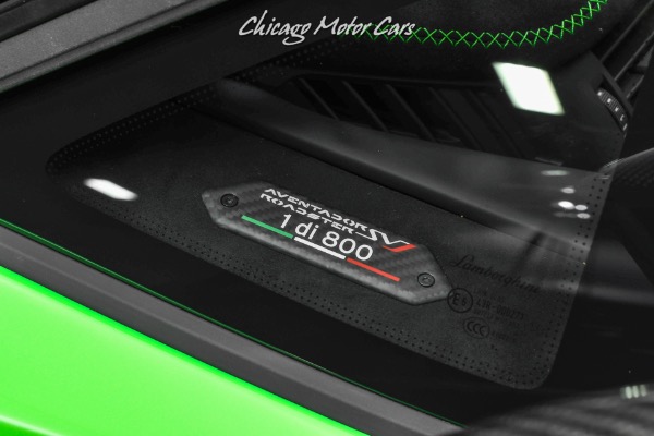 Used-2021-Lamborghini-Aventador-SVJ-LP770-4-Roadster-Verde-Mantis-Pearl-Effect-ONLY-104-Miles-RARE-LOADED