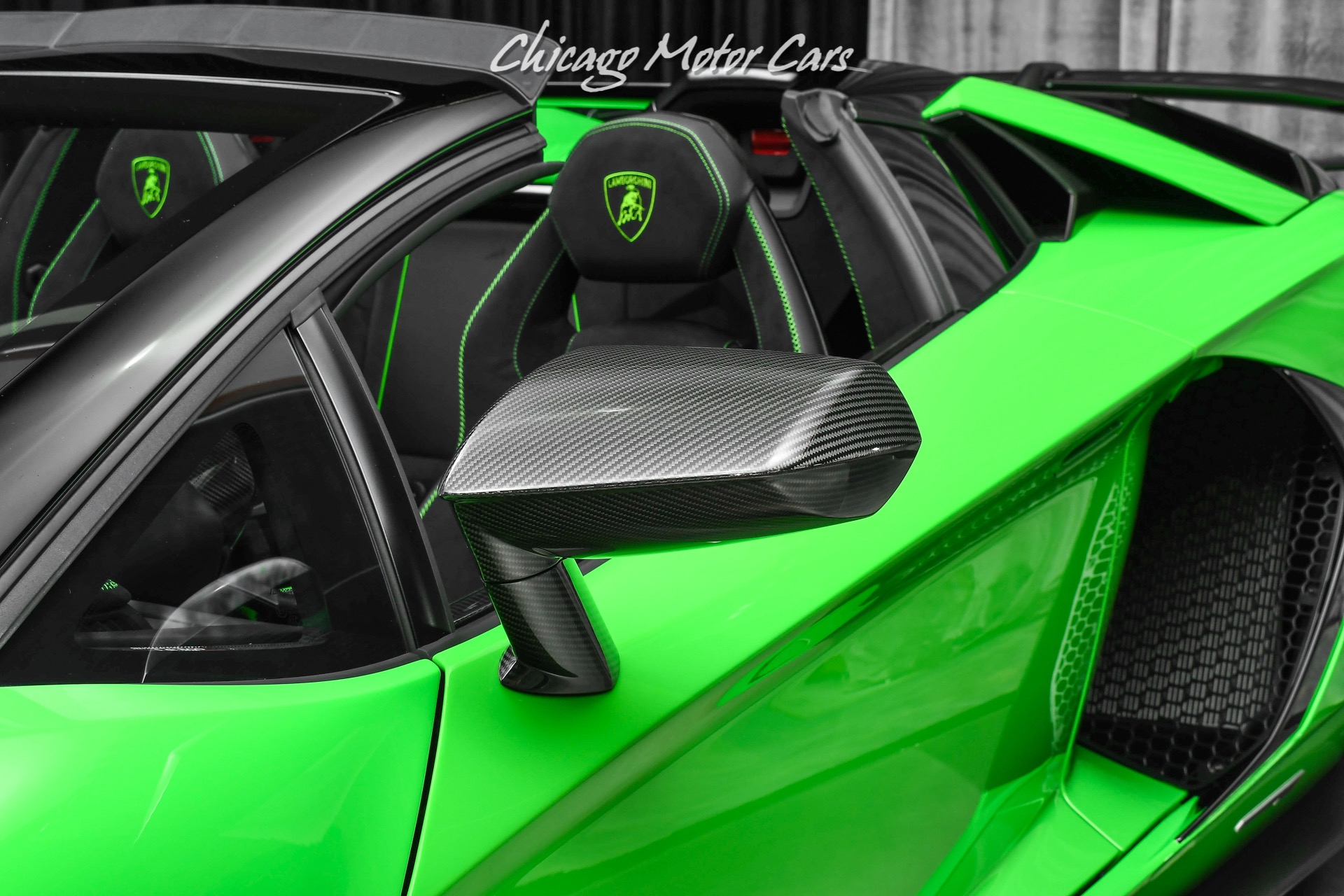 Used-2021-Lamborghini-Aventador-SVJ-LP770-4-Roadster-Verde-Mantis-Pearl-Effect-ONLY-104-Miles-RARE-LOADED