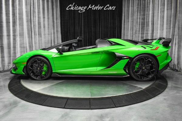 Used-2021-Lamborghini-Aventador-SVJ-LP770-4-Roadster-Verde-Mantis-Pearl-Effect-ONLY-104-Miles-RARE-LOADED