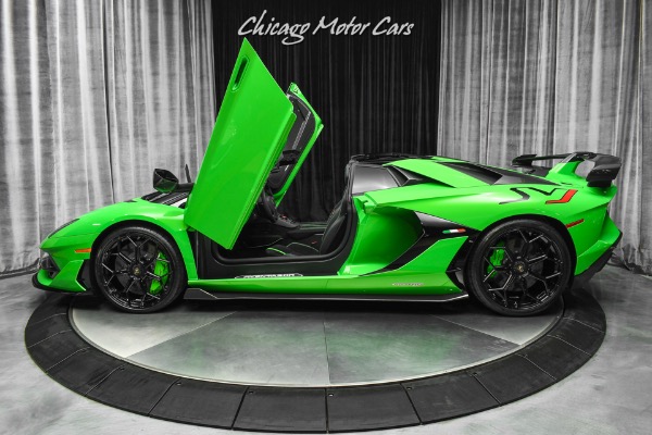 Used-2021-Lamborghini-Aventador-SVJ-LP770-4-Roadster-Verde-Mantis-Pearl-Effect-ONLY-104-Miles-RARE-LOADED