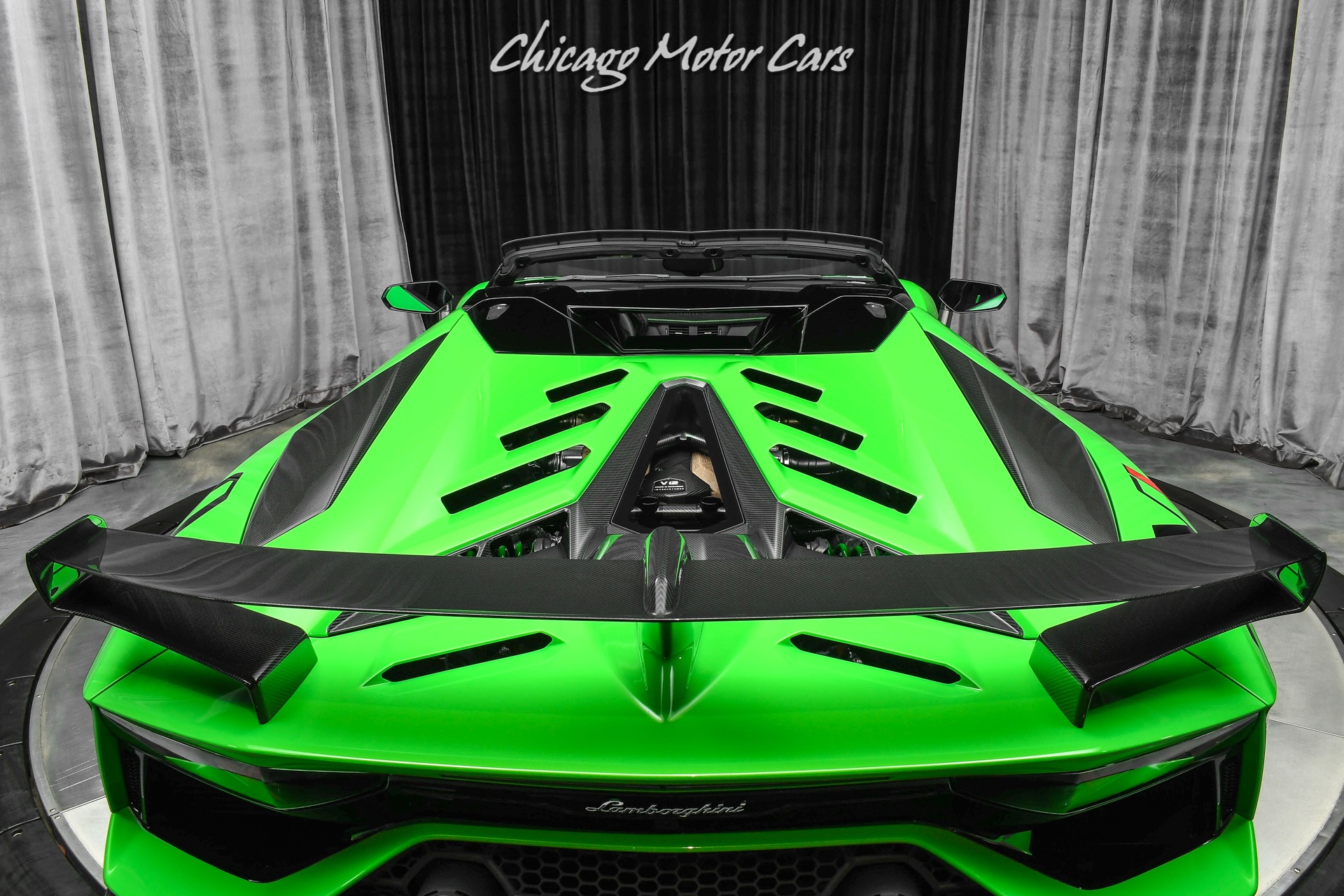 Used-2021-Lamborghini-Aventador-SVJ-LP770-4-Roadster-Verde-Mantis-Pearl-Effect-ONLY-104-Miles-RARE-LOADED