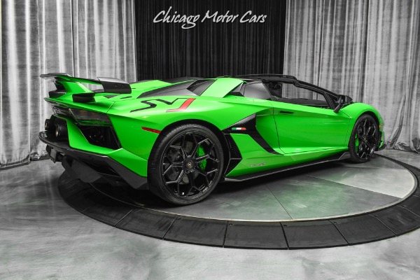Used 2021 Lamborghini Aventador SVJ LP770-4 Roadster Verde Mantis Pearl Effect ONLY 104 Miles! RARE! LOADED for sale Sold at Chicago Motor Cars in West Chicago IL 60185 5