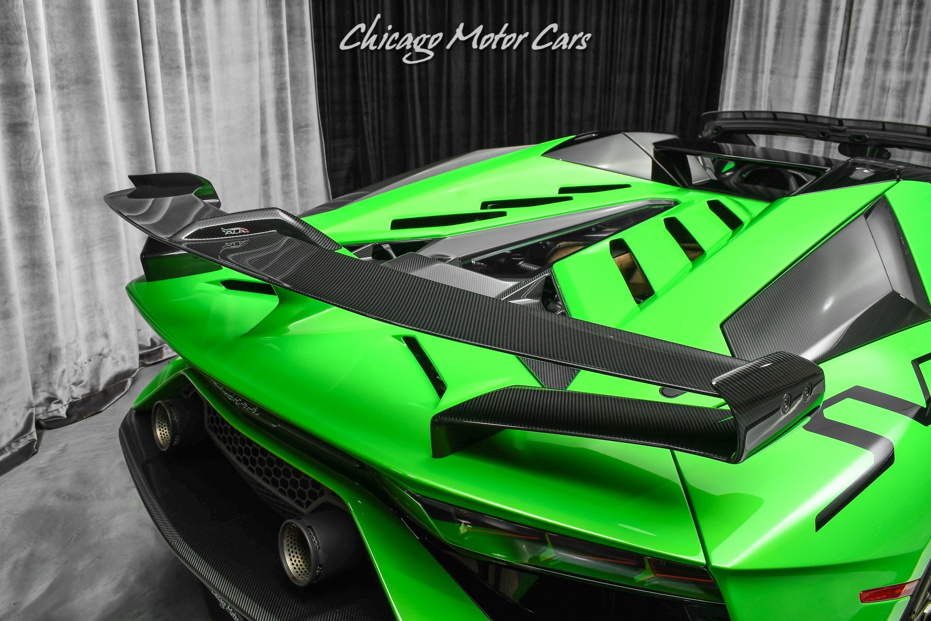 Used-2021-Lamborghini-Aventador-SVJ-LP770-4-Roadster-Verde-Mantis-Pearl-Effect-ONLY-104-Miles-RARE-LOADED