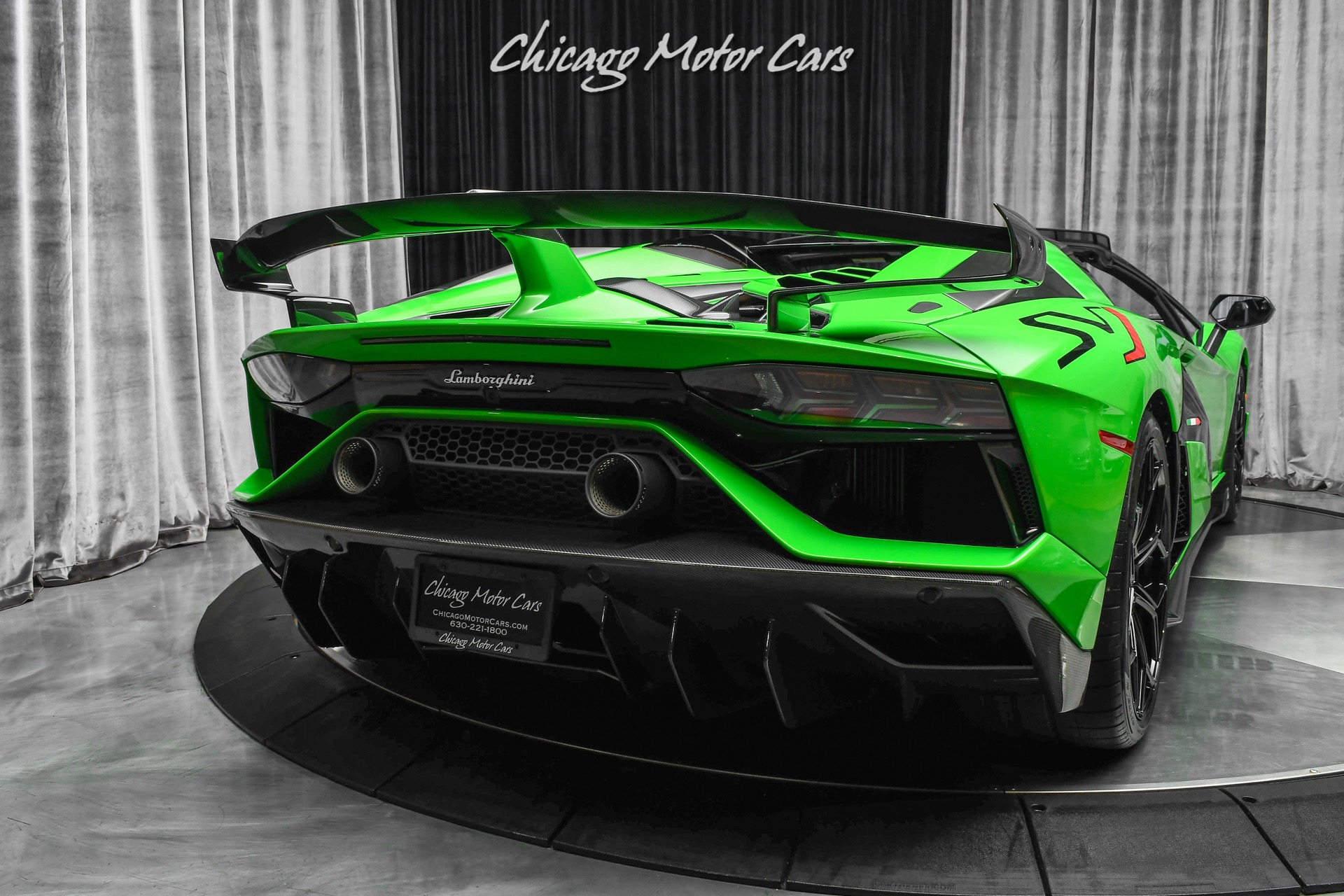 Used-2021-Lamborghini-Aventador-SVJ-LP770-4-Roadster-Verde-Mantis-Pearl-Effect-ONLY-104-Miles-RARE-LOADED