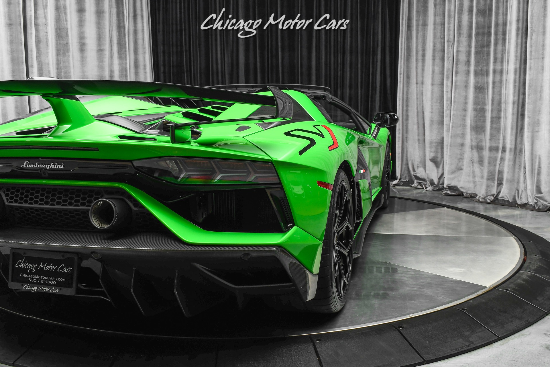 Used-2021-Lamborghini-Aventador-SVJ-LP770-4-Roadster-Verde-Mantis-Pearl-Effect-ONLY-104-Miles-RARE-LOADED