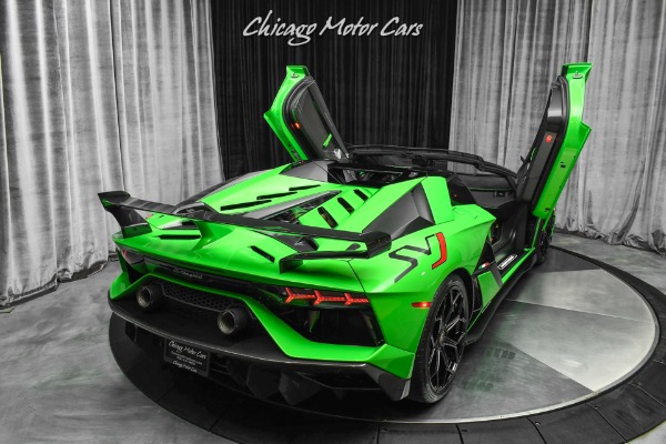 Used-2021-Lamborghini-Aventador-SVJ-LP770-4-Roadster-Verde-Mantis-Pearl-Effect-ONLY-104-Miles-RARE-LOADED