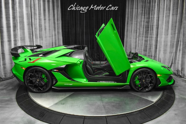 Used-2021-Lamborghini-Aventador-SVJ-LP770-4-Roadster-Verde-Mantis-Pearl-Effect-ONLY-104-Miles-RARE-LOADED