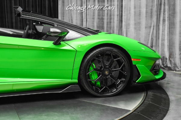 Used-2021-Lamborghini-Aventador-SVJ-LP770-4-Roadster-Verde-Mantis-Pearl-Effect-ONLY-104-Miles-RARE-LOADED