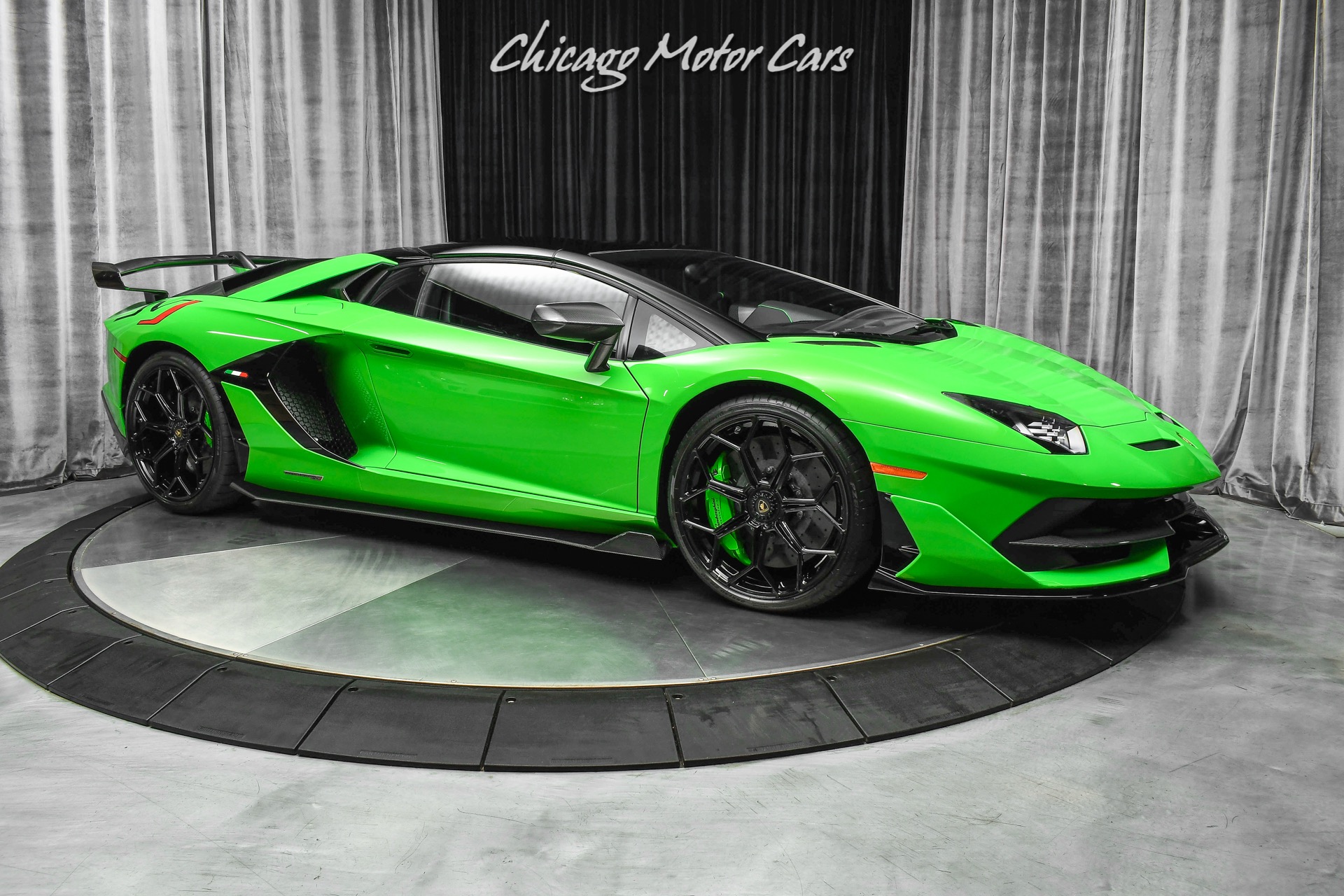 Used-2021-Lamborghini-Aventador-SVJ-LP770-4-Roadster-Verde-Mantis-Pearl-Effect-ONLY-104-Miles-RARE-LOADED