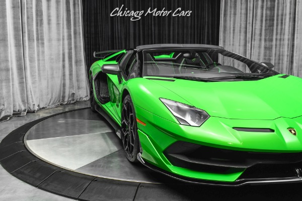 Used-2021-Lamborghini-Aventador-SVJ-LP770-4-Roadster-Verde-Mantis-Pearl-Effect-ONLY-104-Miles-RARE-LOADED