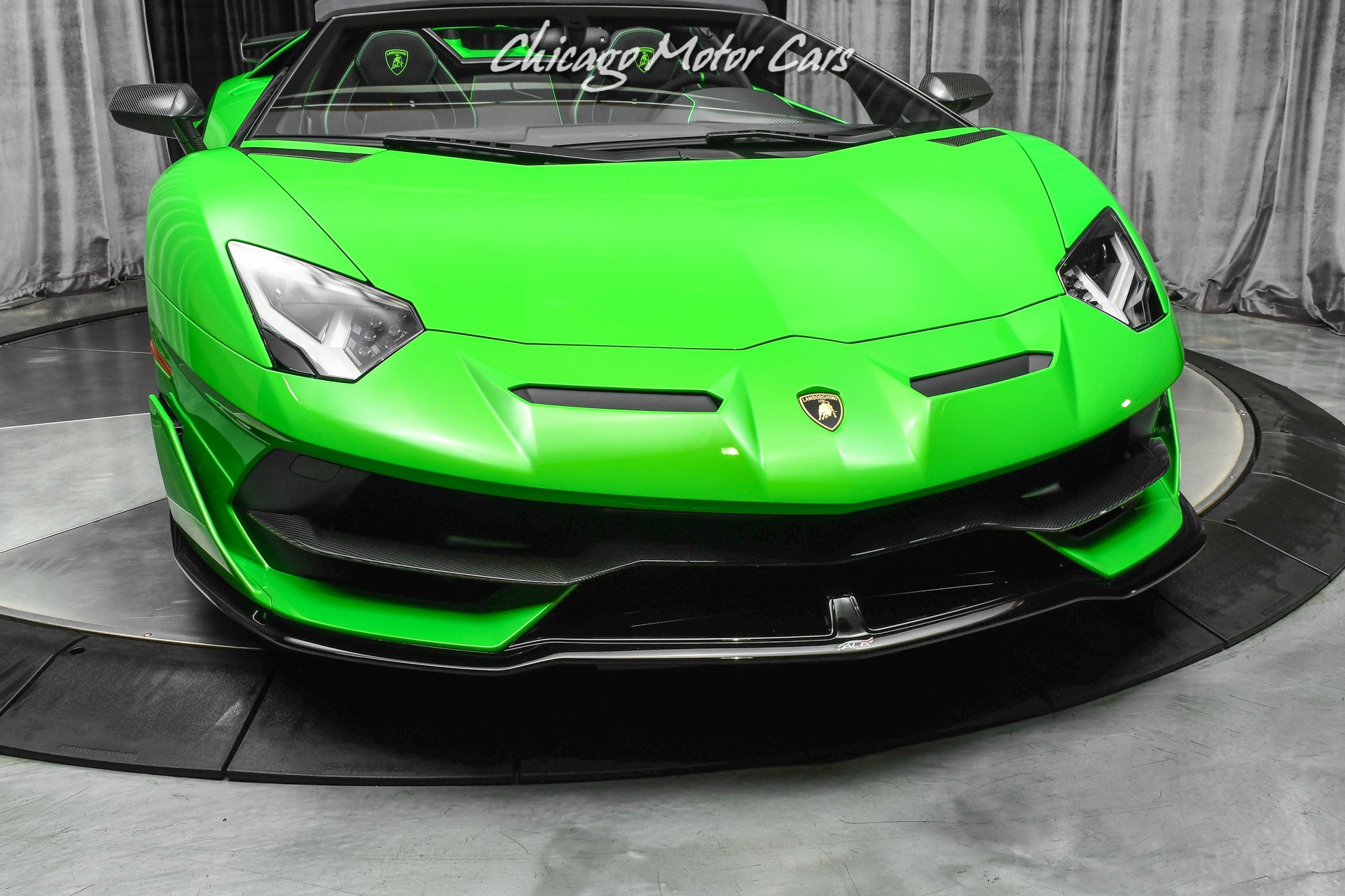 Used-2021-Lamborghini-Aventador-SVJ-LP770-4-Roadster-Verde-Mantis-Pearl-Effect-ONLY-104-Miles-RARE-LOADED