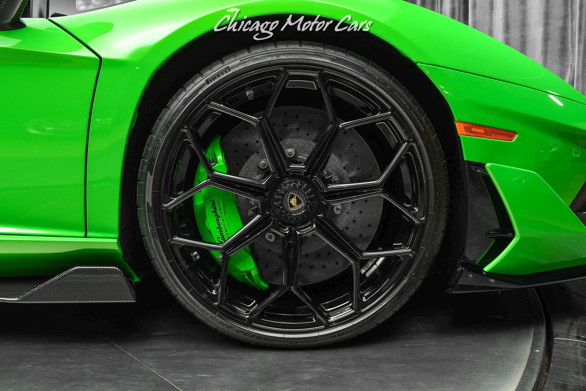 Used-2021-Lamborghini-Aventador-SVJ-LP770-4-Roadster-Verde-Mantis-Pearl-Effect-ONLY-104-Miles-RARE-LOADED