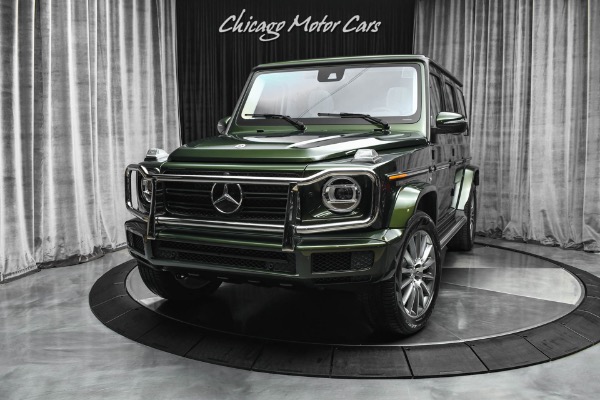 Used 2021 Mercedes-Benz G550 4MATIC RARE Olive Metallic Paint! Exclusive Interior Package PLUS! for sale Sold at Chicago Motor Cars in West Chicago IL 60185 2