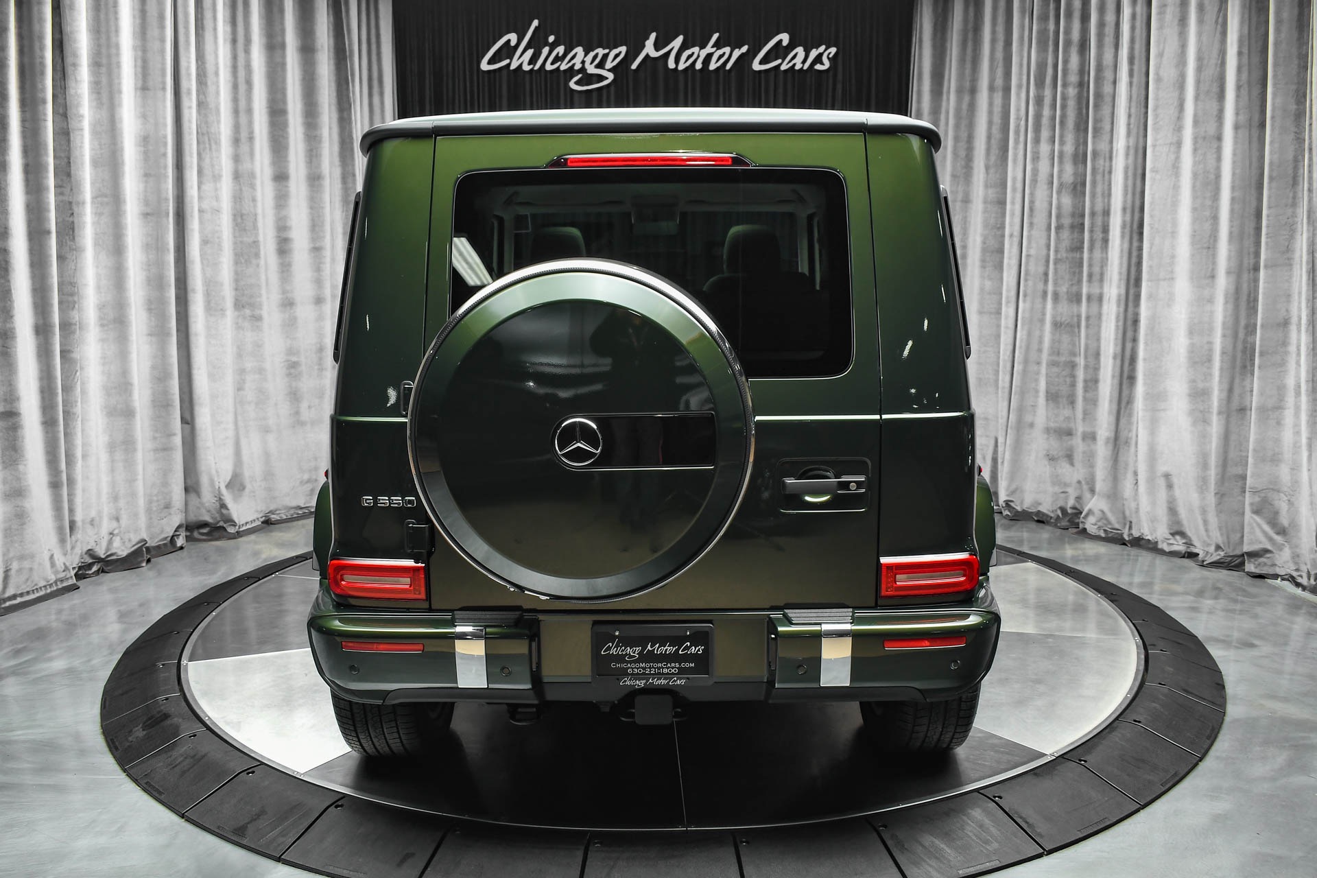 Used-2021-Mercedes-Benz-G550-4MATIC-RARE-Olive-Metallic-Paint-Exclusive-Interior-Package-PLUS
